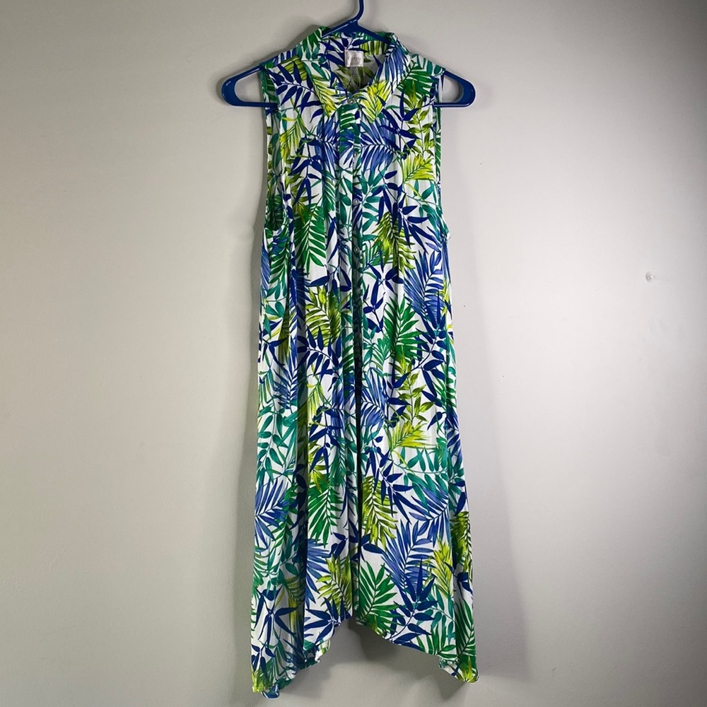 Cupio greenery sleeveless dress